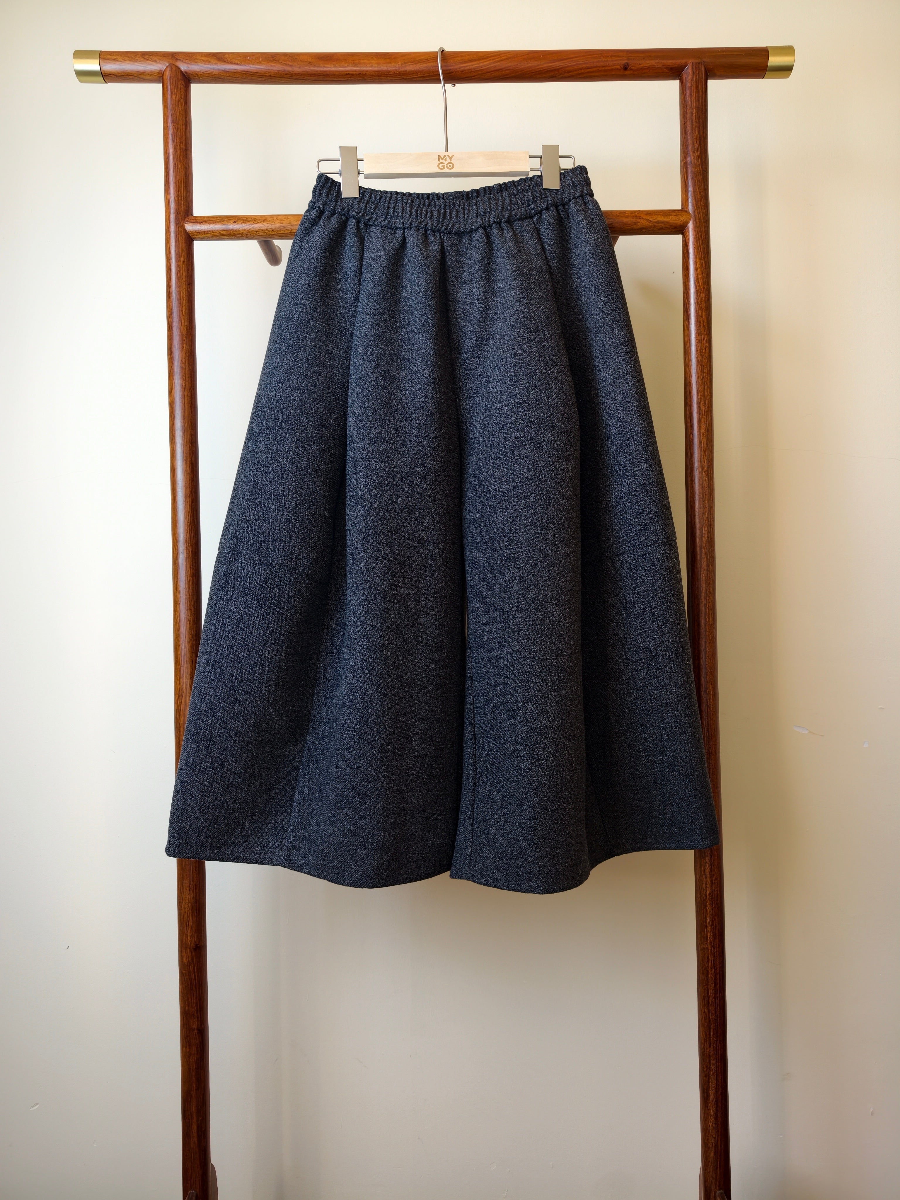 ウールライクワイドキュロット M00119