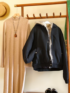 フード付き ファーカラー コート M00110