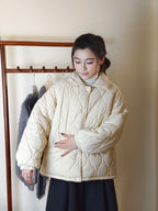 菱柄 ショートコート M00073