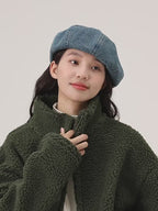 ラムウールスタンドカラージャケット M00021